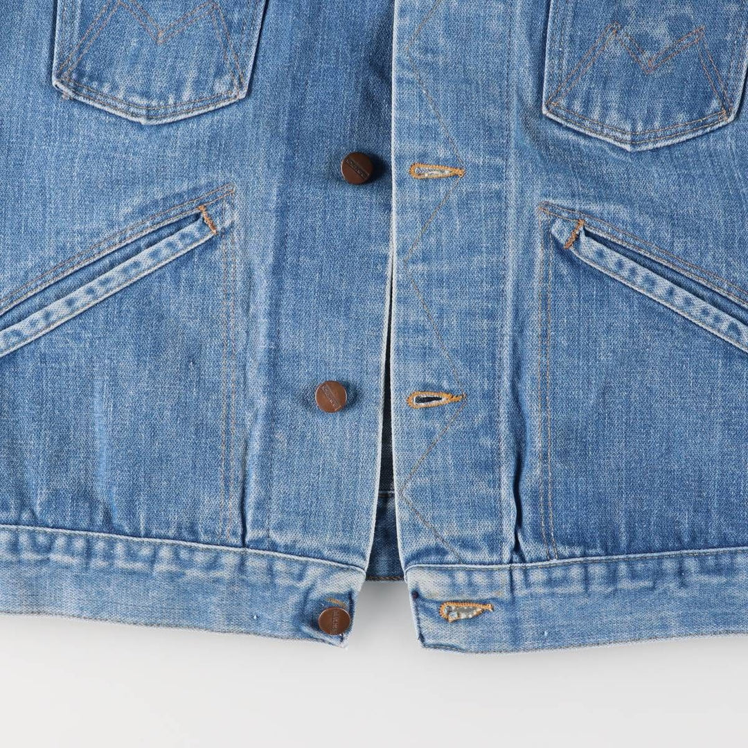 Vintage 70s-80'S Maverick Blue Bell denim jacket, Made in USA, Men's size M unclear blue type Vintage Second Hand