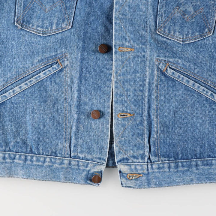 Vintage 70s-80'S Maverick Blue Bell denim jacket, Made in USA, Men's size M unclear blue type Vintage Second Hand