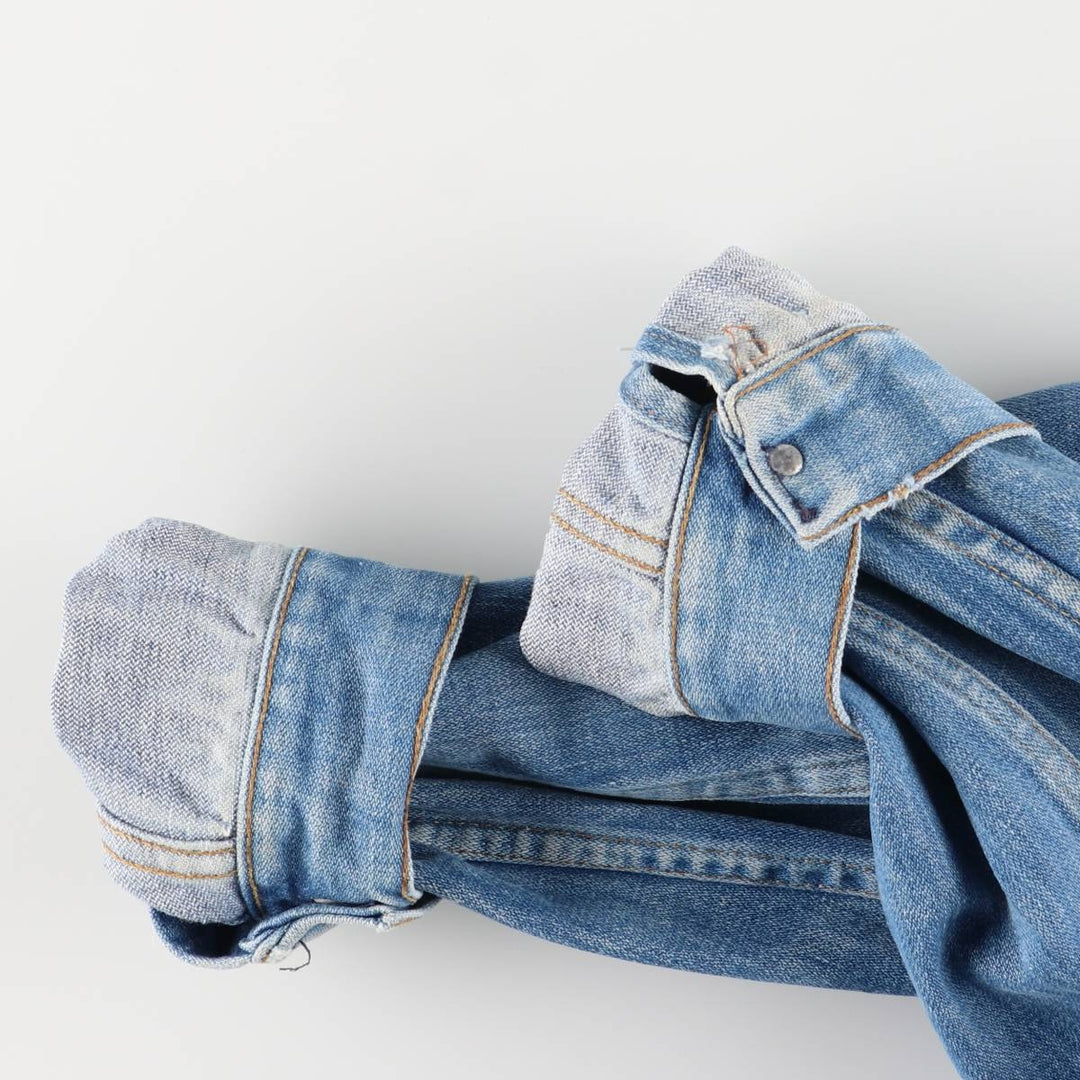 Vintage 70s-80'S Maverick Blue Bell denim jacket, Made in USA, Men's size M unclear blue type Vintage Second Hand