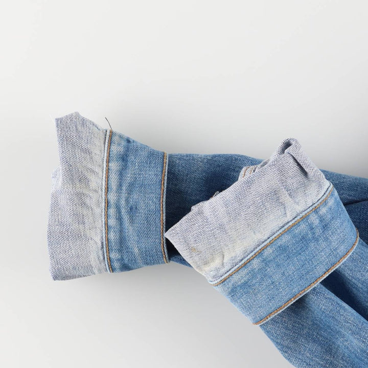 Vintage 70s-80'S Maverick Blue Bell denim jacket, Made in USA, Men's size M unclear blue type Vintage Second Hand