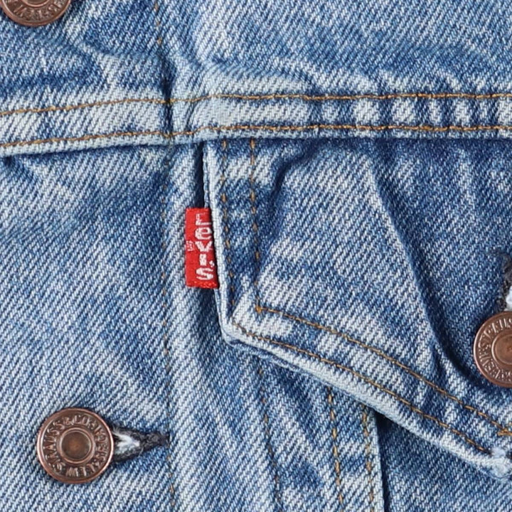 80'S Levi's denim jacket, denim jacket, made in USA, men's size S, vintage unclear blue type Vintage Second Hand