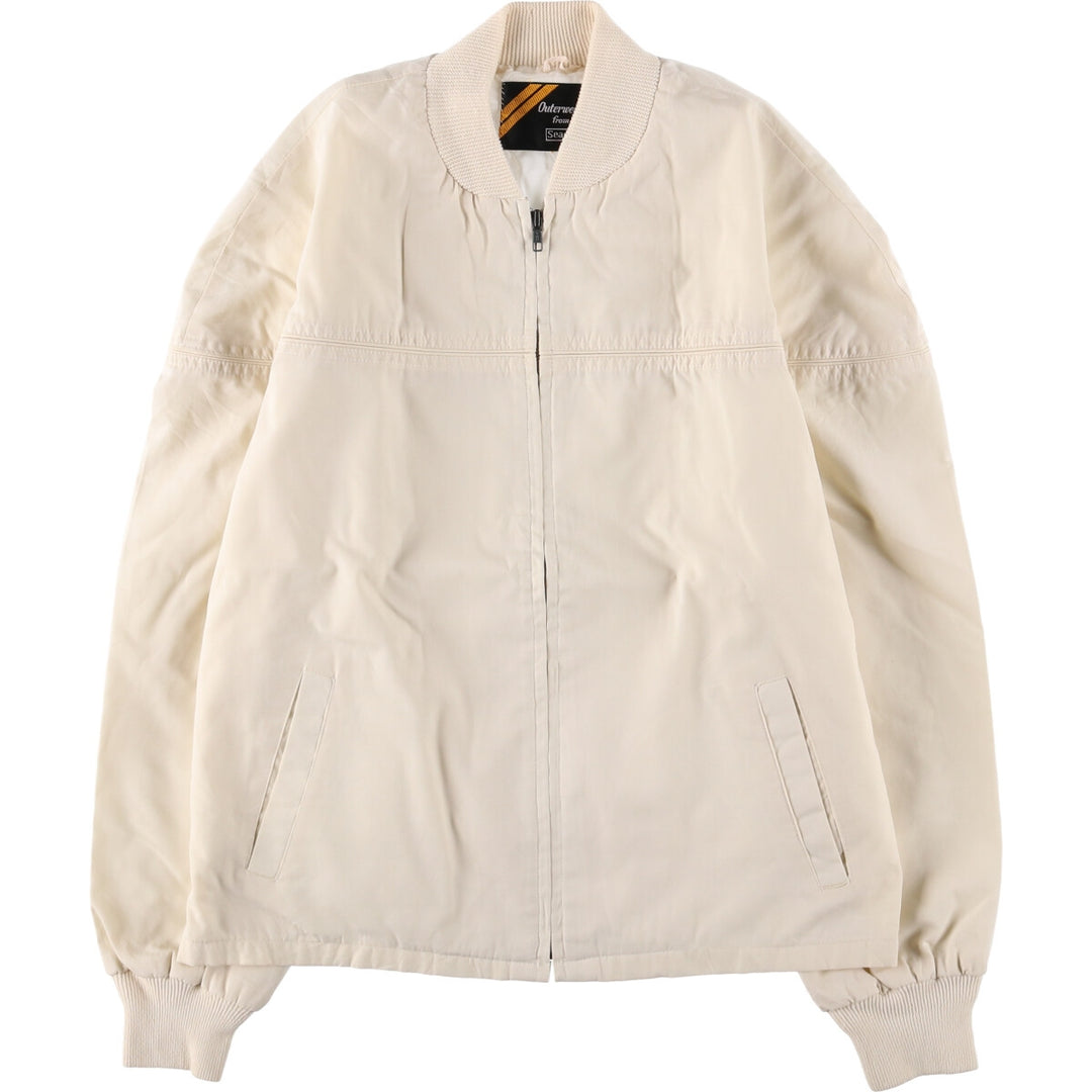 Vintage 1970'S Sears Derby Jacket, Cup Shoulder, Men's XL unclear ivory Vintage Second Hand