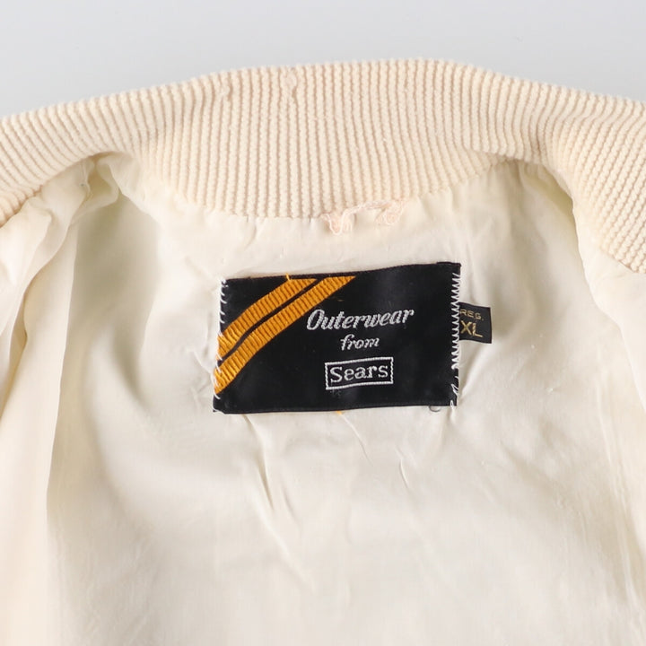 Vintage 1970'S Sears Derby Jacket, Cup Shoulder, Men's XL unclear ivory Vintage Second Hand