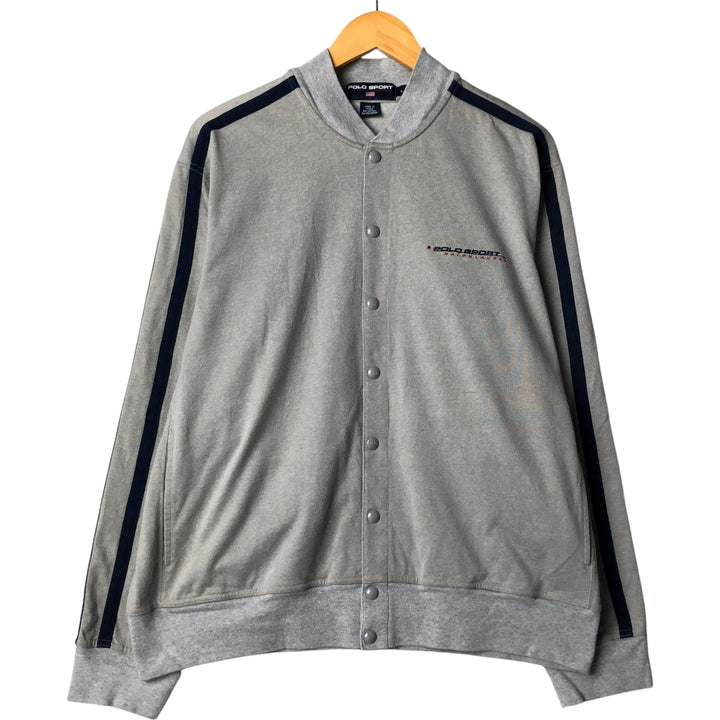 Ralph Lauren POLO SPORT Men's Cotton Blouson (Size L) cotton gray type Vintage Second Hand