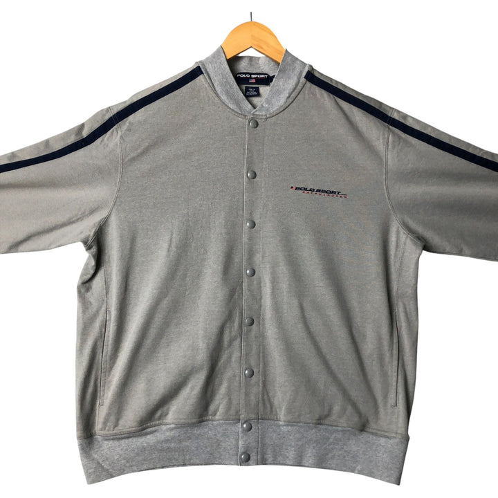 Ralph Lauren POLO SPORT Men's Cotton Blouson (Size L) cotton gray type Vintage Second Hand