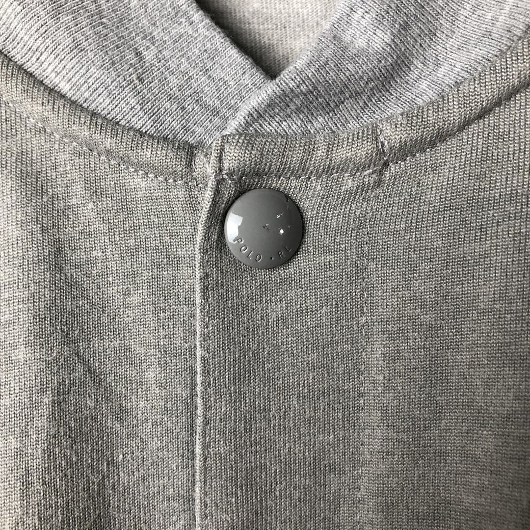Ralph Lauren POLO SPORT Men's Cotton Blouson (Size L) cotton gray type Vintage Second Hand