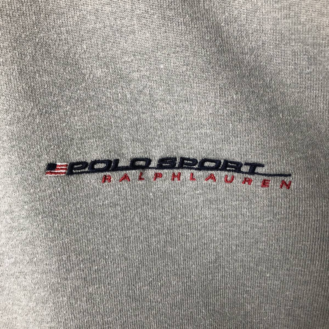 Ralph Lauren POLO SPORT Men's Cotton Blouson (Size L) cotton gray type Vintage Second Hand