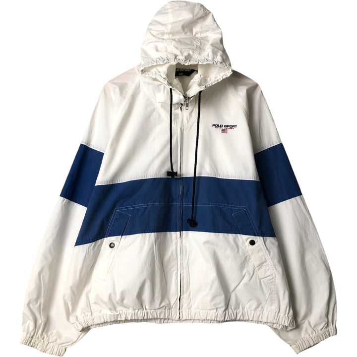 Ralph Lauren POLO SPORT Men's Cotton Parka, Size XXL cotton white type Vintage Second Hand