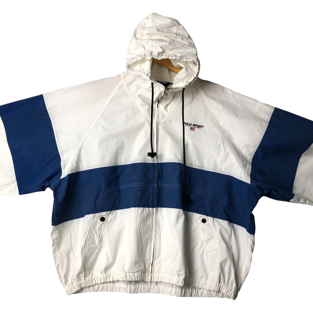 Ralph Lauren POLO SPORT Men's Cotton Parka, Size XXL cotton white type Vintage Second Hand
