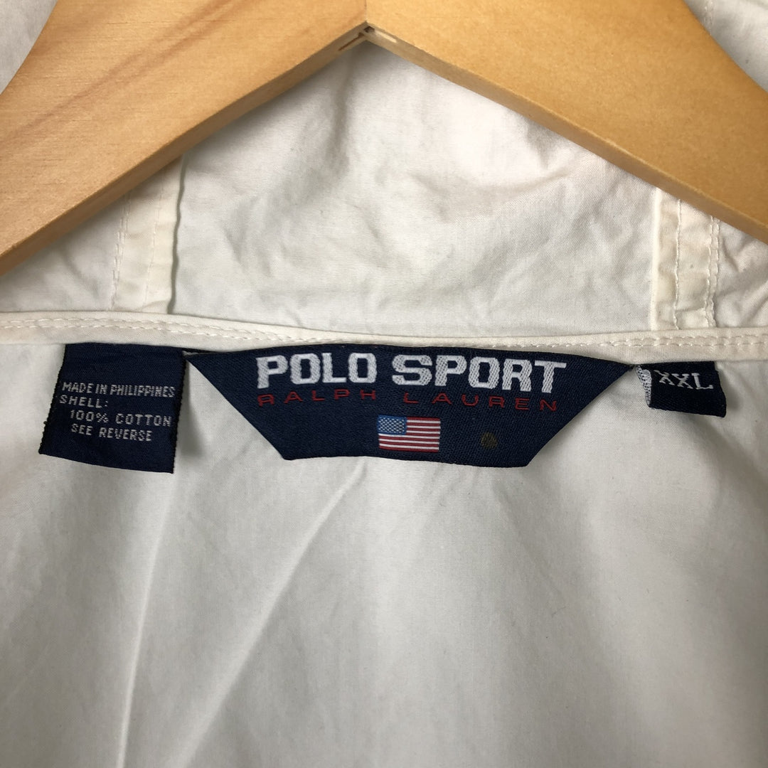 Ralph Lauren POLO SPORT Men's Cotton Parka, Size XXL cotton white type Vintage Second Hand