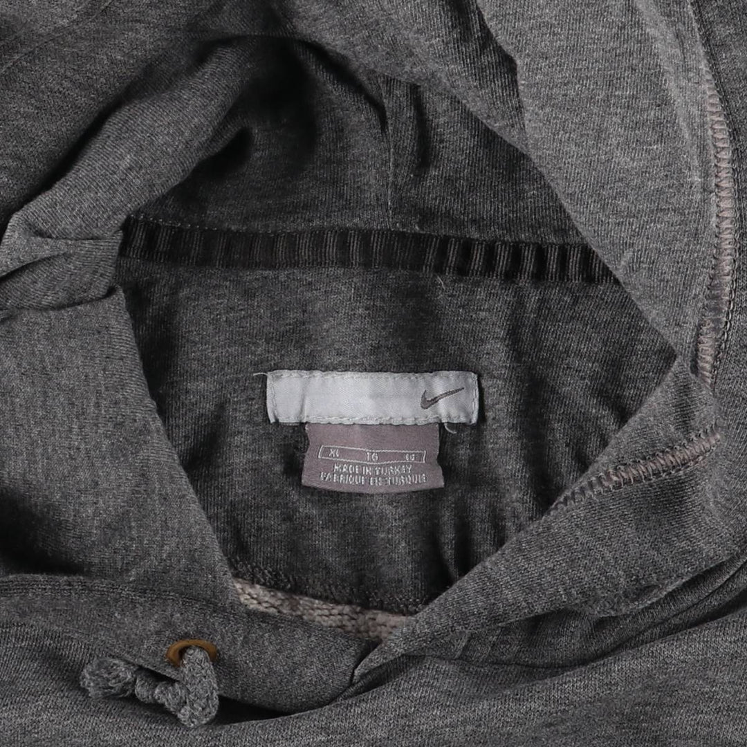 Nike Sweat Pullover Hoodie Men's XL Size unclear gray type Vintage Second Hand