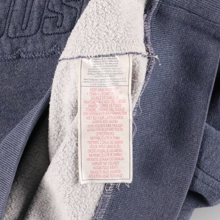 00'S Nike Sweat Pullover Hoodie Men's Size L cotton blue type Vintage Second Hand