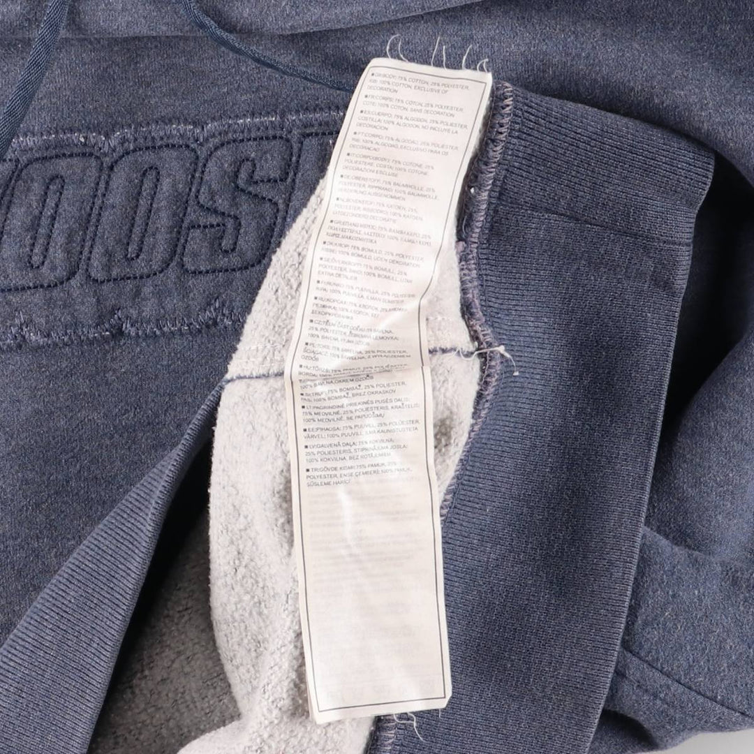 00'S Nike Sweat Pullover Hoodie Men's Size L cotton blue type Vintage Second Hand