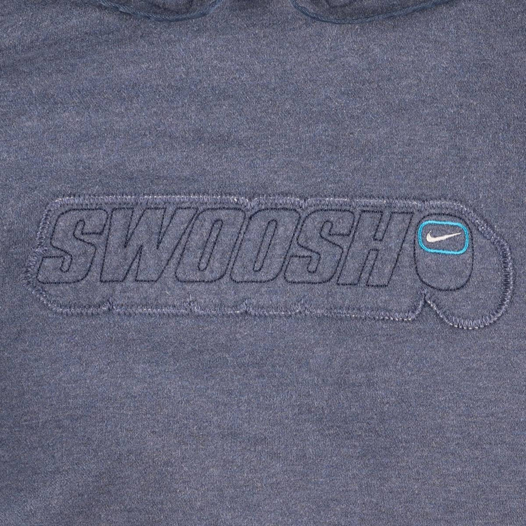 00'S Nike Sweat Pullover Hoodie Men's Size L cotton blue type Vintage Second Hand