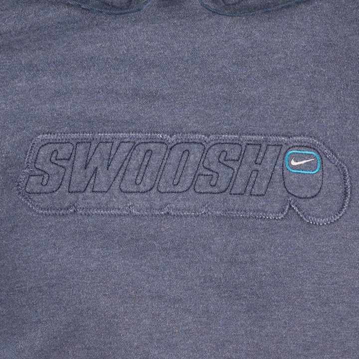 00'S Nike Sweat Pullover Hoodie Men's Size L cotton blue type Vintage Second Hand