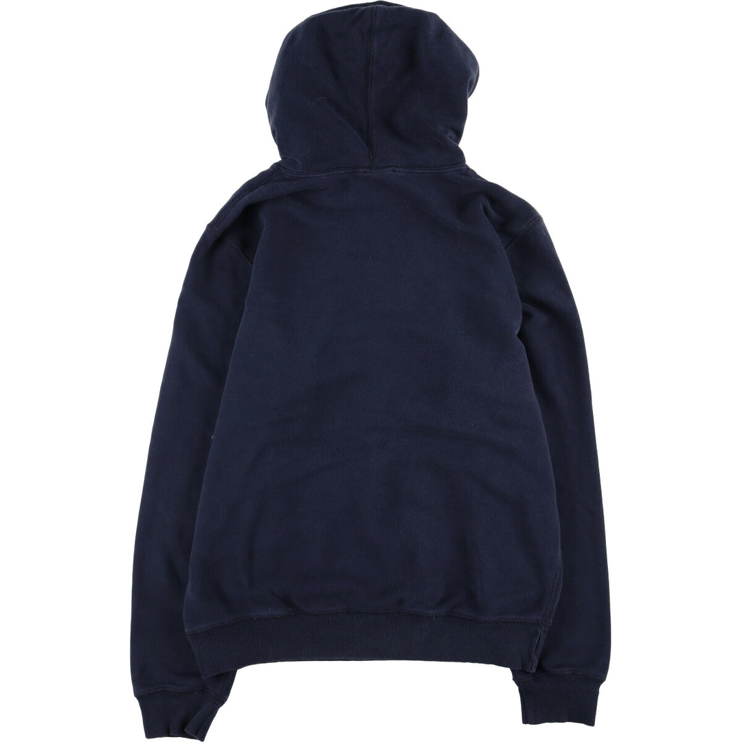 Nike Sweat Pullover Hoodie, Men's Size M cotton navy blue type Vintage Second Hand