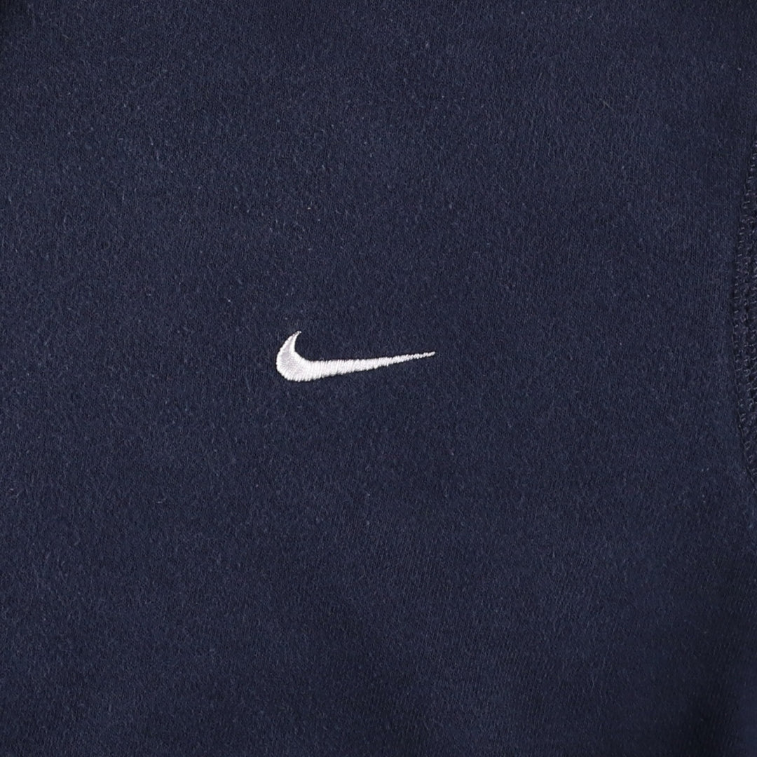 Nike Sweat Pullover Hoodie, Men's Size M cotton navy blue type Vintage Second Hand