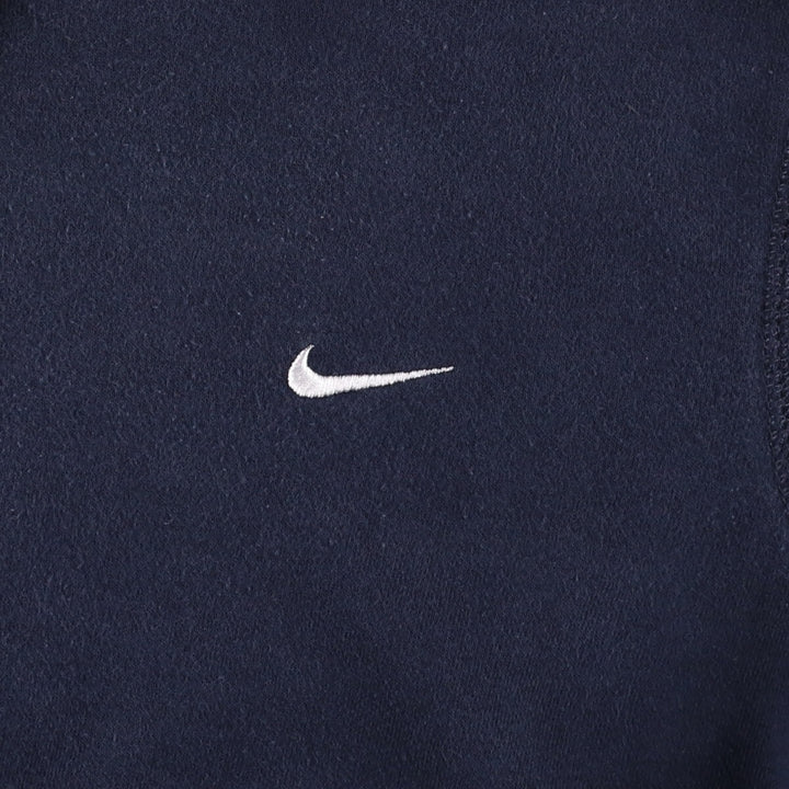 Nike Sweat Pullover Hoodie, Men's Size M cotton navy blue type Vintage Second Hand