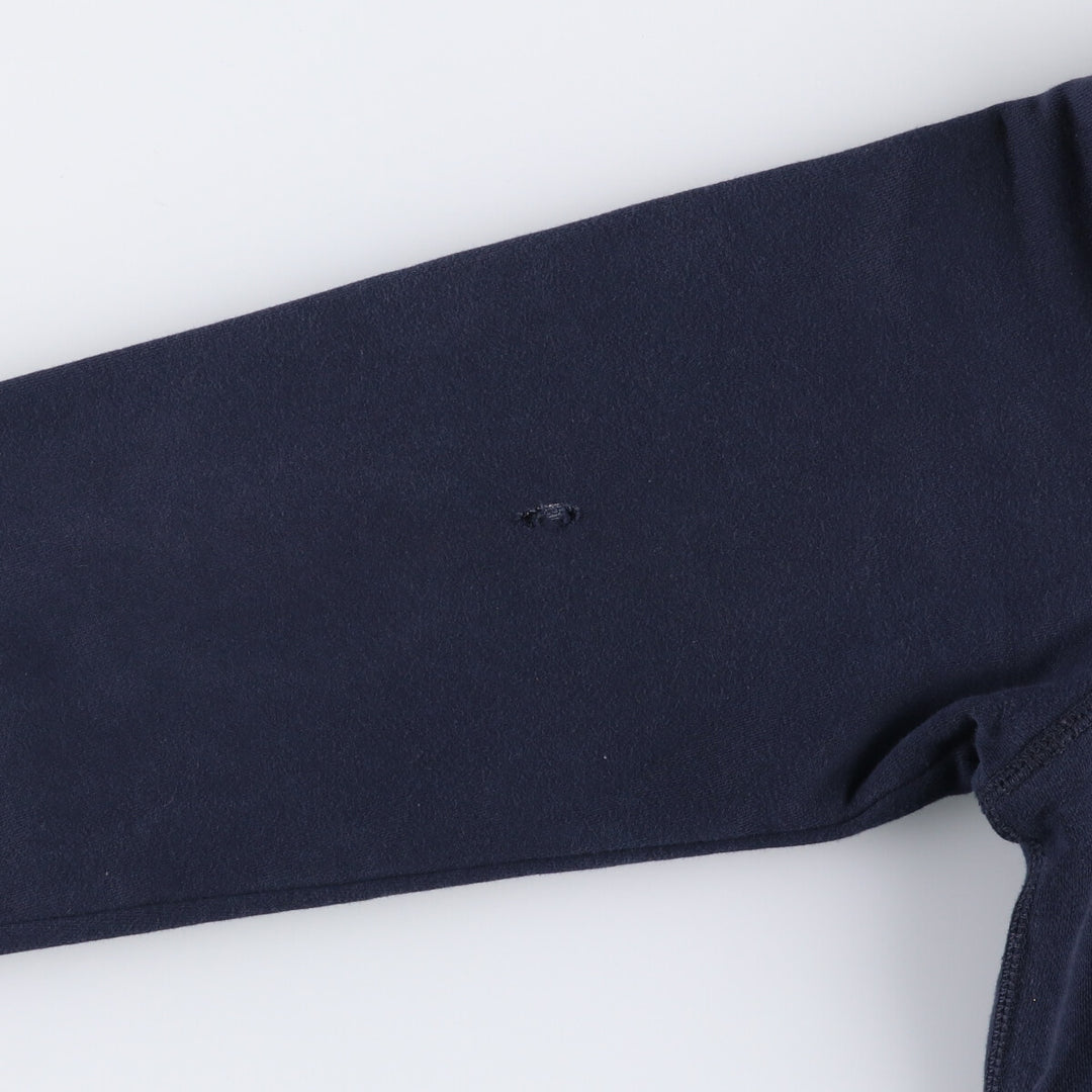Nike Sweat Pullover Hoodie, Men's Size M cotton navy blue type Vintage Second Hand