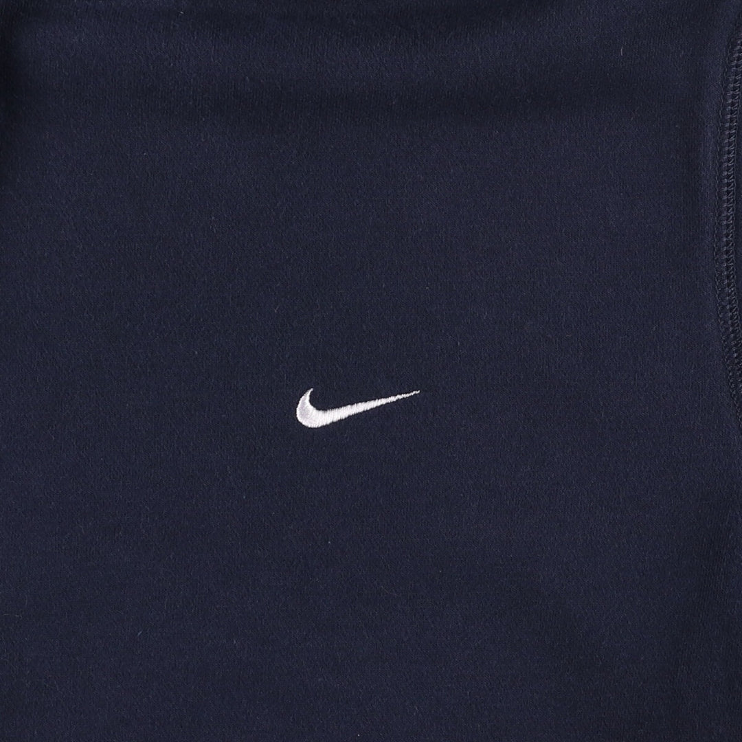 Nike Sweat Pullover Hoodie, Men's Size L cotton navy blue type Vintage Second Hand