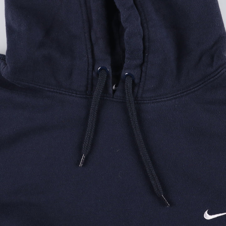 Nike Sweat Pullover Hoodie, Men's Size L cotton navy blue type Vintage Second Hand