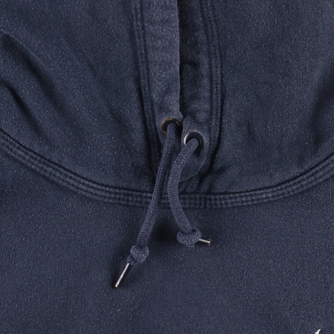 Nike Sweat Pullover Hoodie, Men's Size M cotton navy blue type Vintage Second Hand