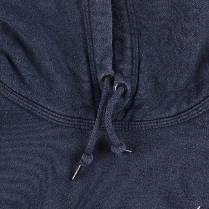 Nike Sweat Pullover Hoodie, Men's Size M cotton navy blue type Vintage Second Hand
