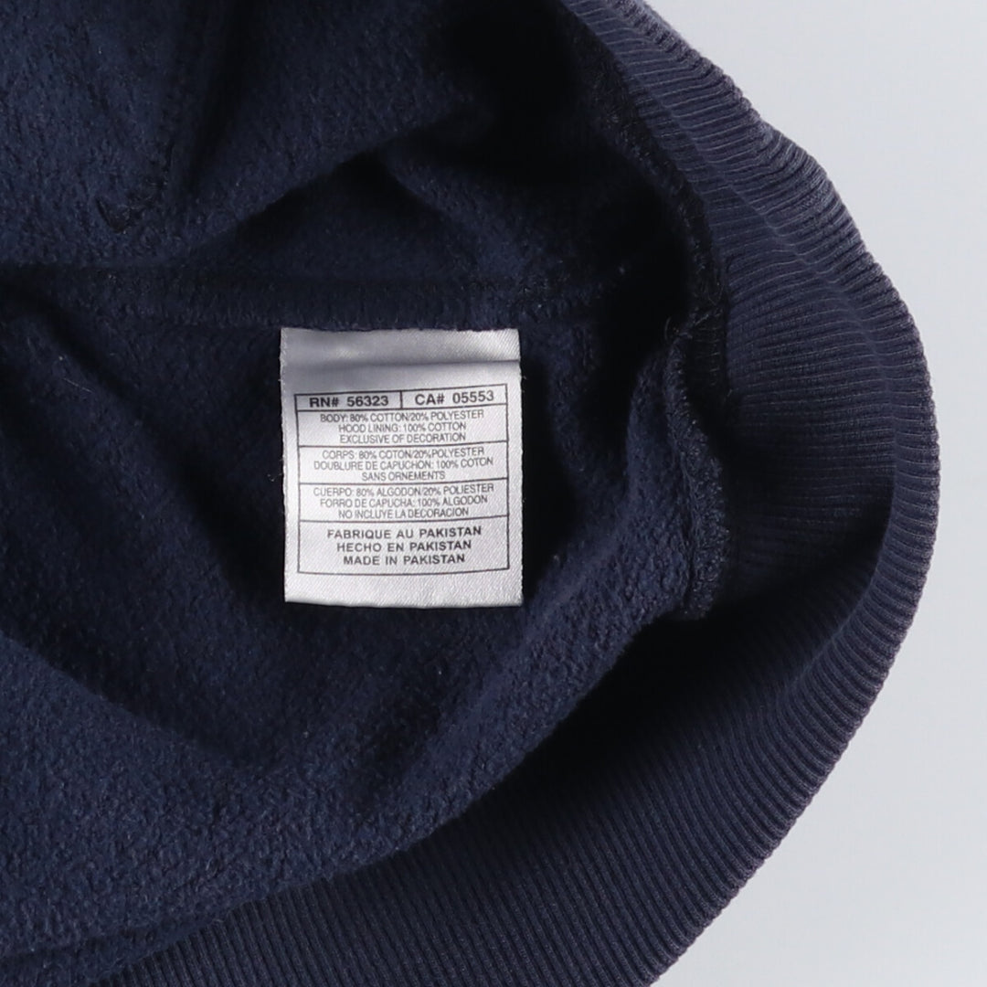 Nike Sweat Pullover Hoodie Men's XL Size cotton navy blue type Vintage Second Hand