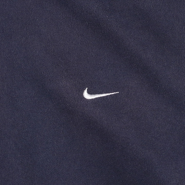 Nike Sweat Pullover Hoodie Men's XL Size cotton navy blue type Vintage Second Hand