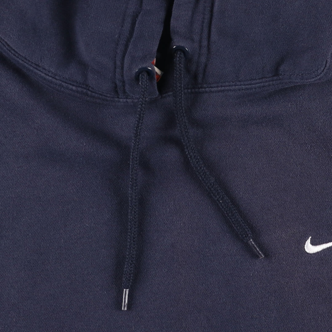 Nike Sweat Pullover Hoodie Men's XL Size cotton navy blue type Vintage Second Hand