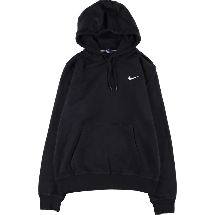 Nike Sweat Pullover Hoodie, Men's Size M cotton black type Vintage Second Hand