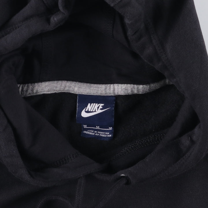 Nike Sweat Pullover Hoodie, Men's Size M cotton black type Vintage Second Hand