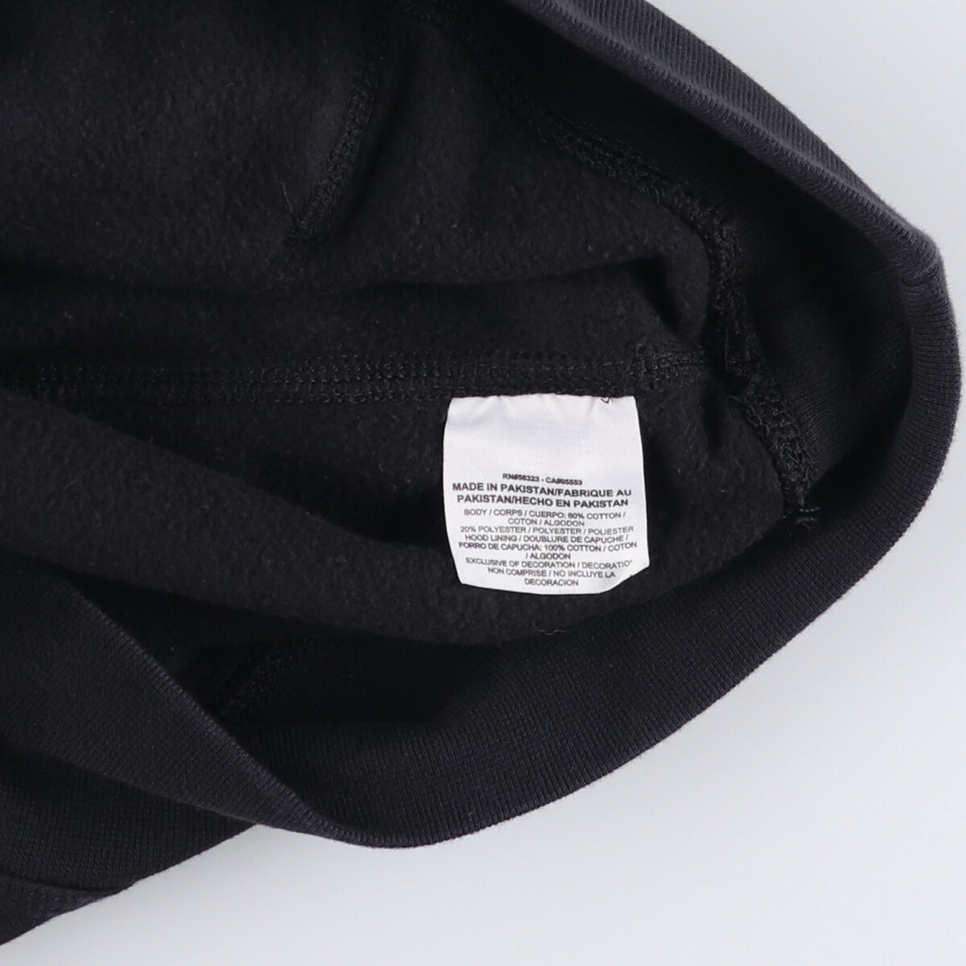 Nike Sweat Pullover Hoodie, Men's Size M cotton black type Vintage Second Hand
