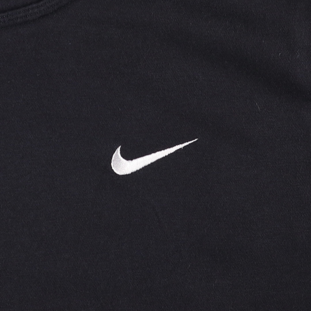 Nike Sweat Pullover Hoodie, Men's Size M cotton black type Vintage Second Hand