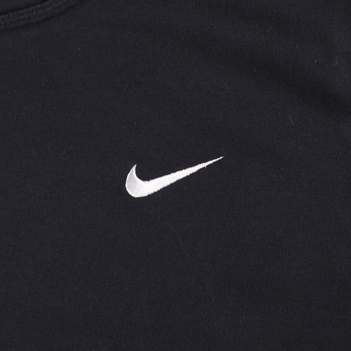 Nike Sweat Pullover Hoodie, Men's Size M cotton black type Vintage Second Hand