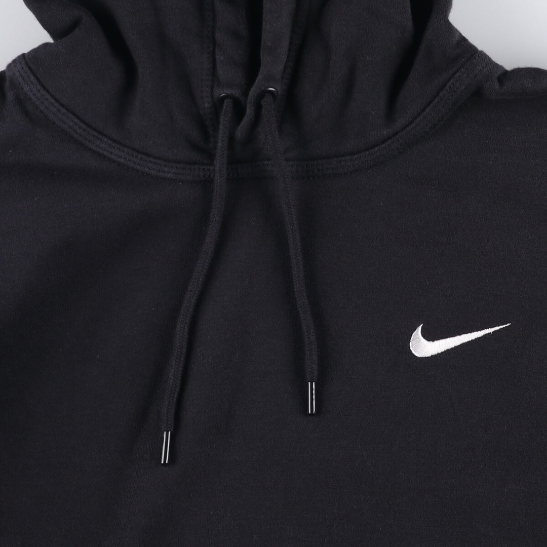 Nike Sweat Pullover Hoodie, Men's Size M cotton black type Vintage Second Hand