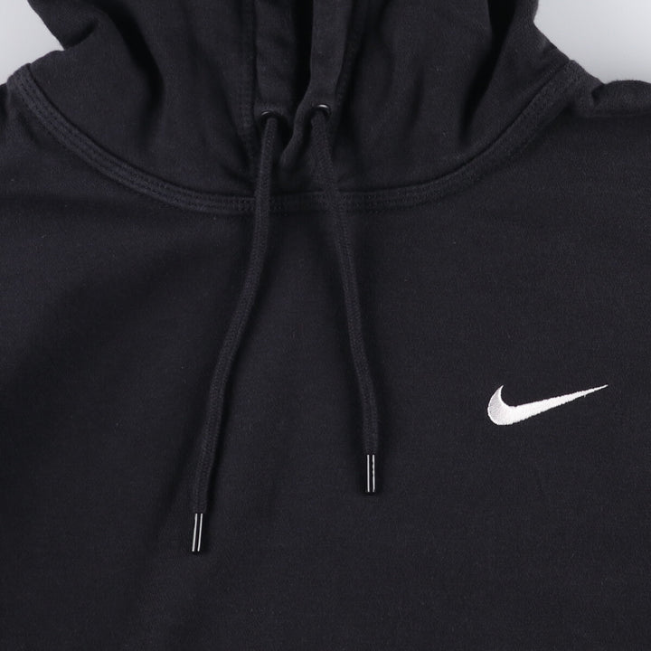 Nike Sweat Pullover Hoodie, Men's Size M cotton black type Vintage Second Hand