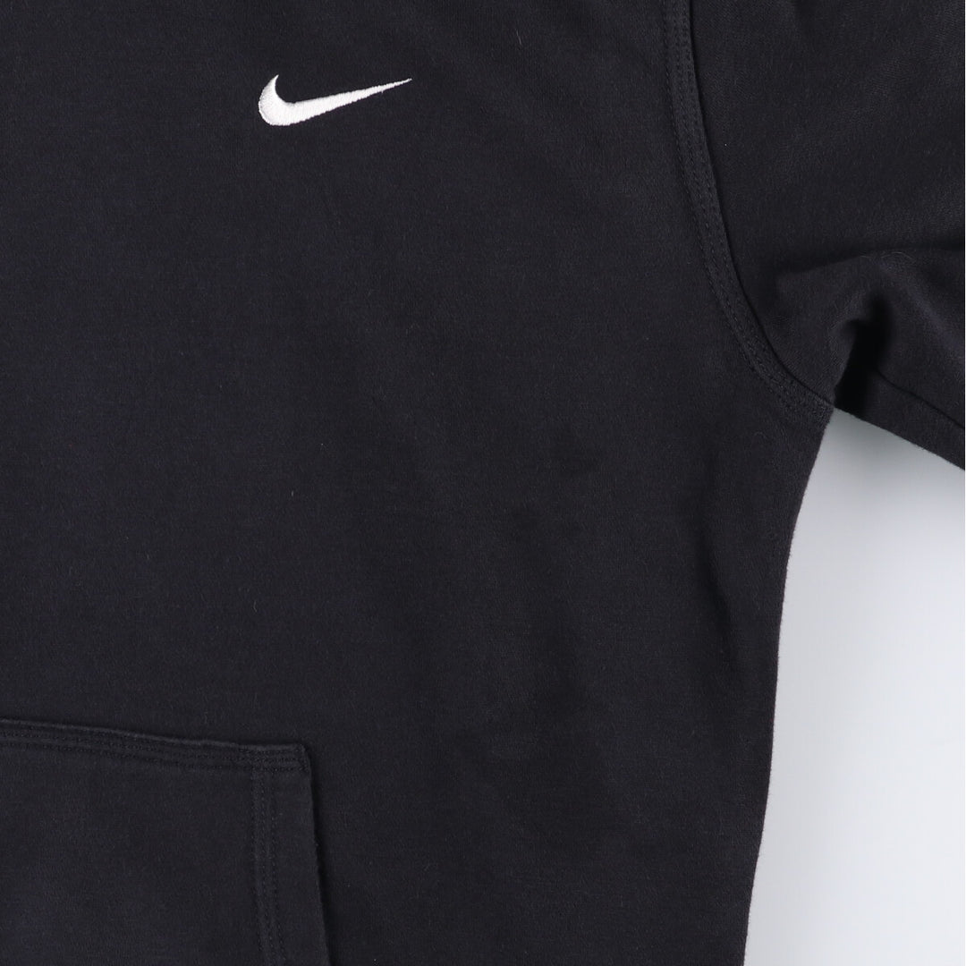 Nike Sweat Pullover Hoodie, Men's Size M cotton black type Vintage Second Hand