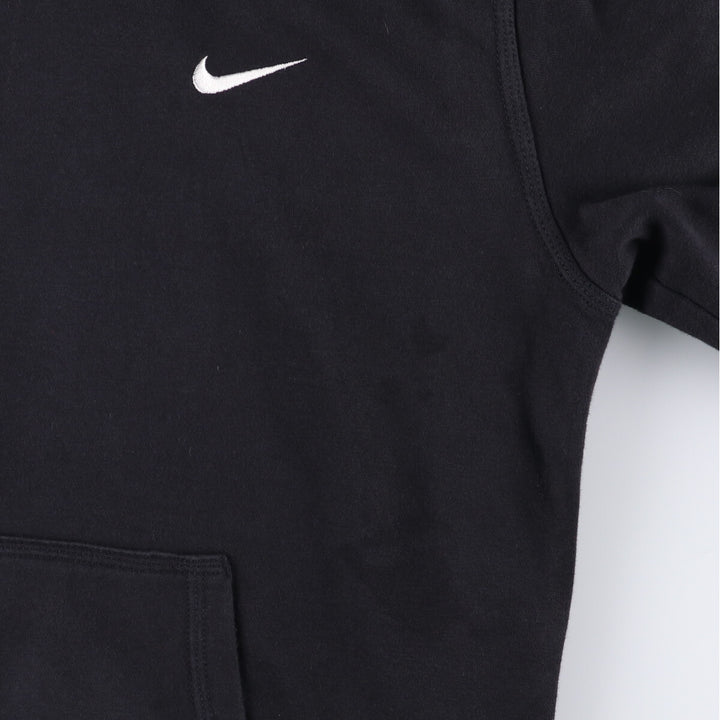 Nike Sweat Pullover Hoodie, Men's Size M cotton black type Vintage Second Hand