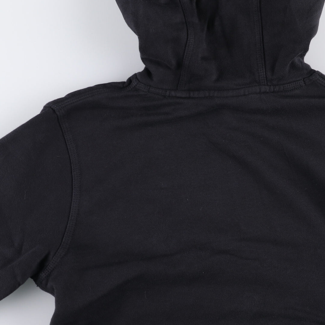 Nike Sweat Pullover Hoodie, Men's Size M cotton black type Vintage Second Hand