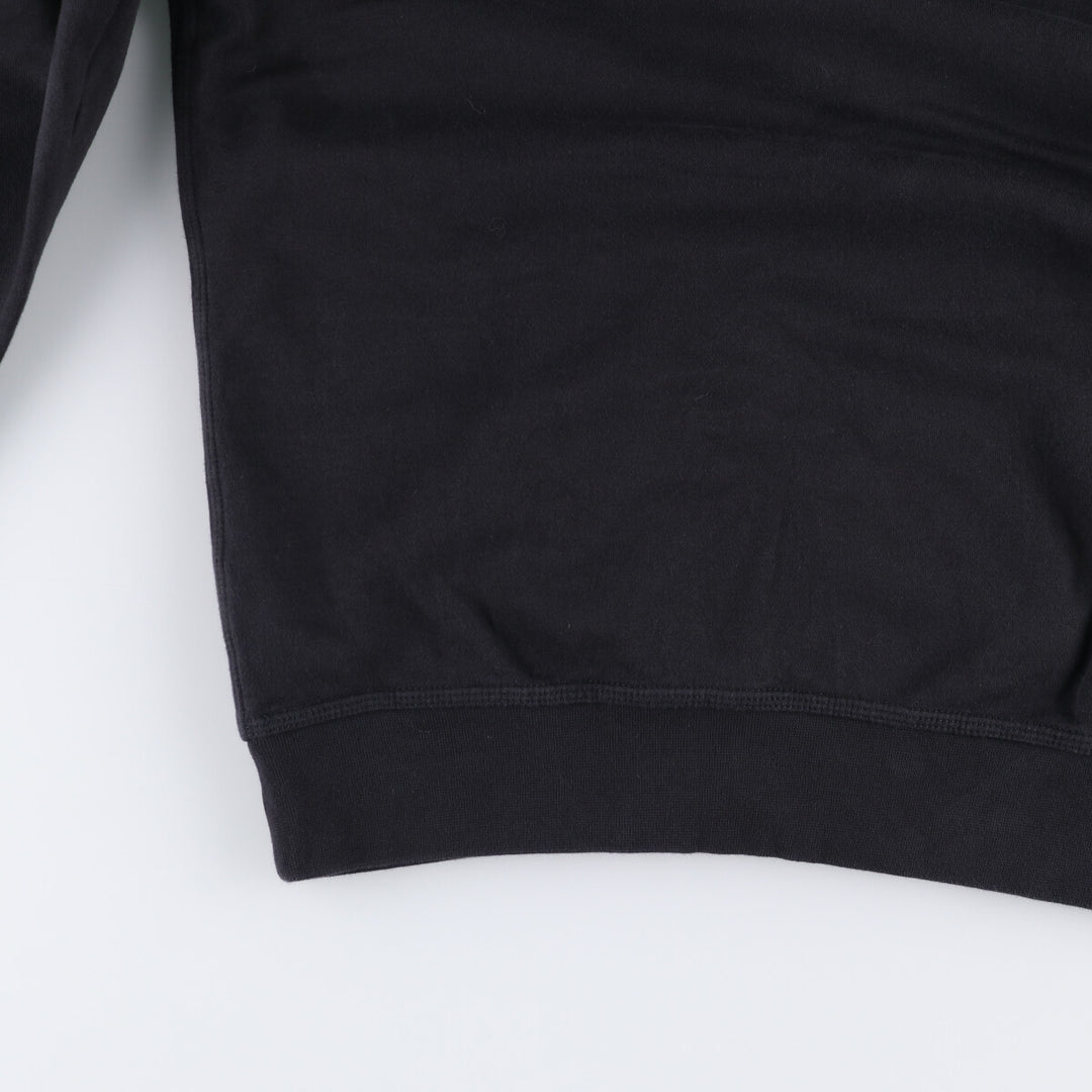 Nike Sweat Pullover Hoodie, Men's Size M cotton black type Vintage Second Hand