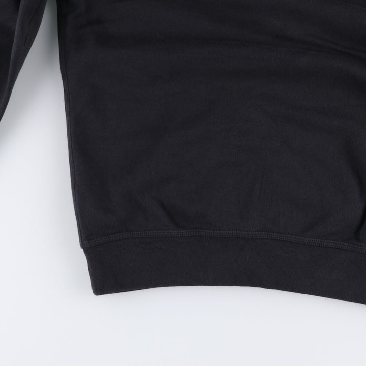 Nike Sweat Pullover Hoodie, Men's Size M cotton black type Vintage Second Hand