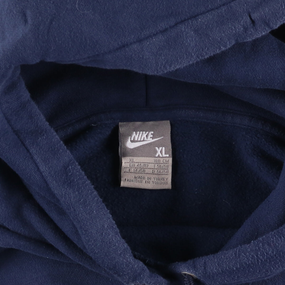 00'S Nike Sweat Pullover Hoodie Men's XL Size cotton navy blue type Vintage Second Hand