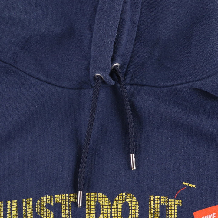 00'S Nike Sweat Pullover Hoodie Men's XL Size cotton navy blue type Vintage Second Hand