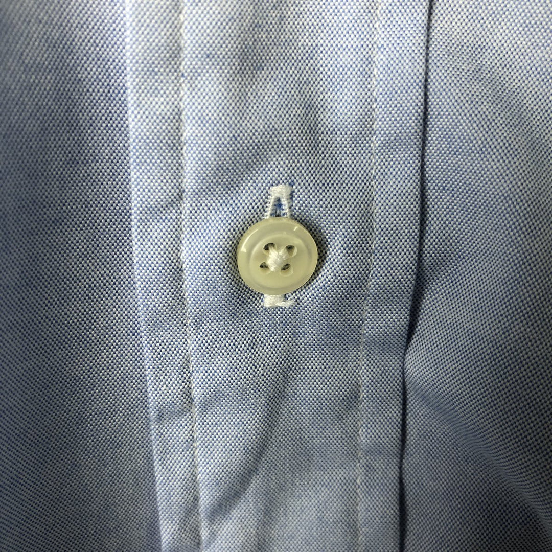Ralph Lauren YARMOUTH long sleeve button down shirt, men's size L cotton Blue type light blue Vintage Second Hand