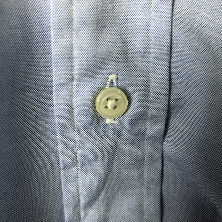 Ralph Lauren YARMOUTH long sleeve button down shirt, men's size L cotton Blue type light blue Vintage Second Hand