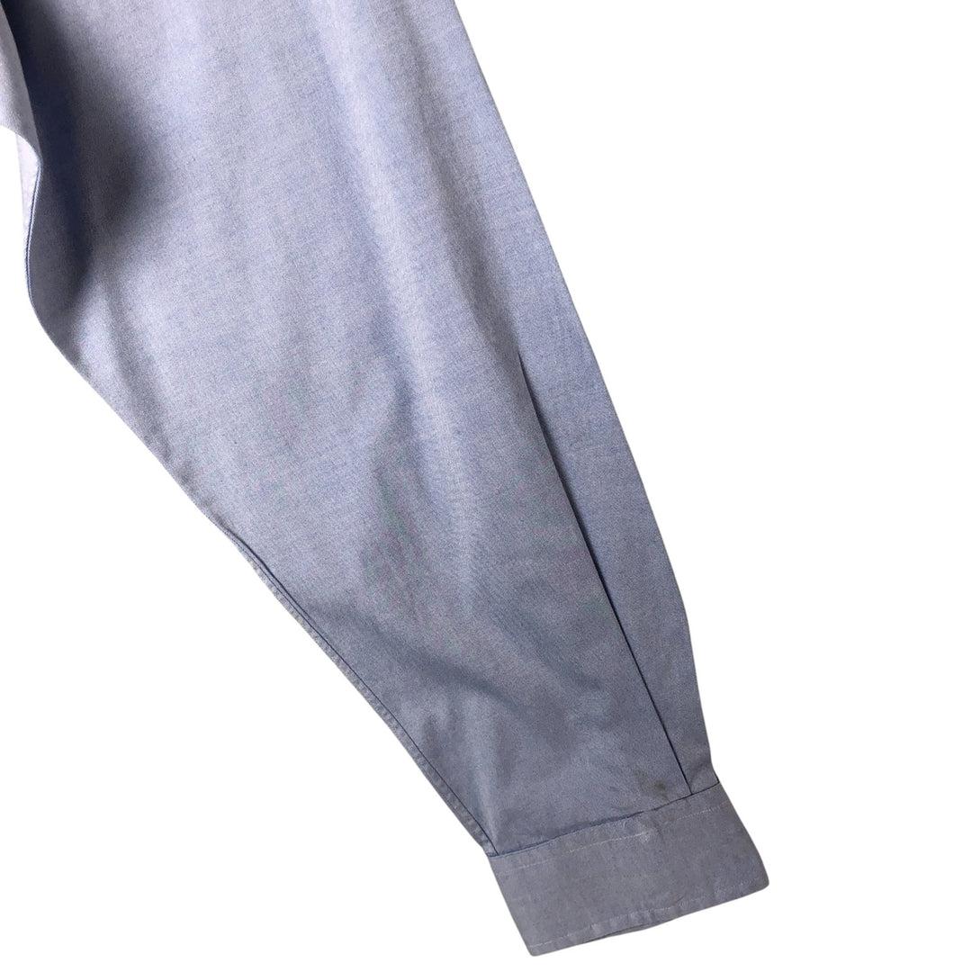 Ralph Lauren YARMOUTH long sleeve button down shirt, men's size L cotton Blue type light blue Vintage Second Hand