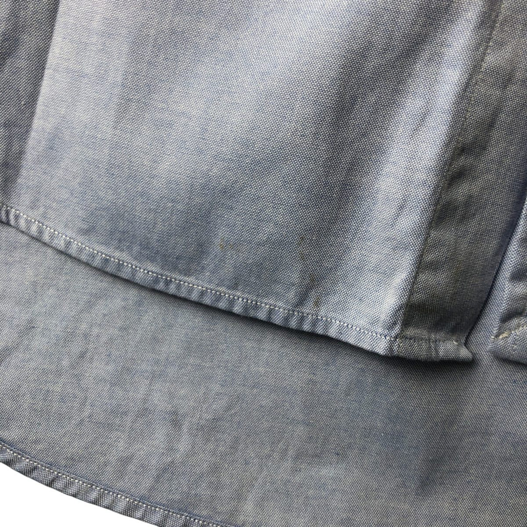 Ralph Lauren YARMOUTH long sleeve button down shirt, men's XL size cotton Blue type light blue Vintage Second Hand