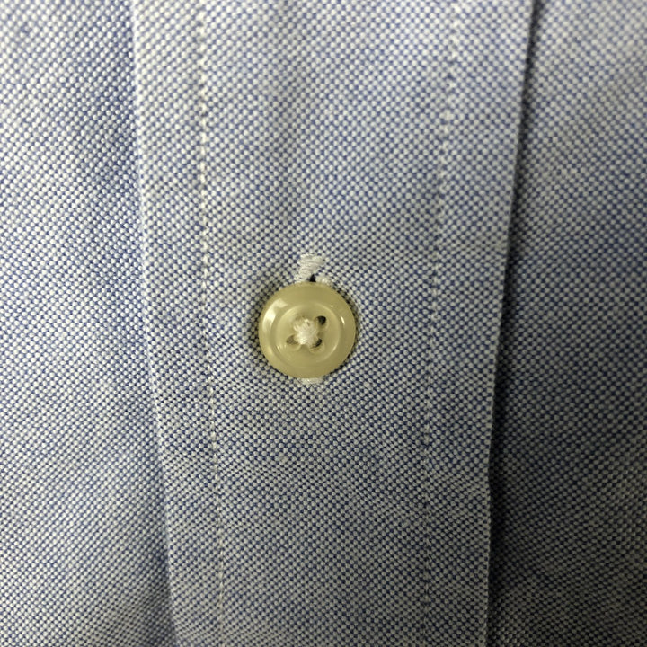 Ralph Lauren YARMOUTH long sleeve button down shirt, men's XL size cotton Blue type light blue Vintage Second Hand