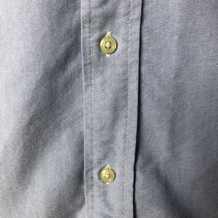 Ralph Lauren YARMOUTH long sleeve button down shirt, men's XL size cotton Blue type light blue Vintage Second Hand